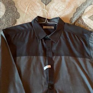 Kenneth Cole two tone dress button up